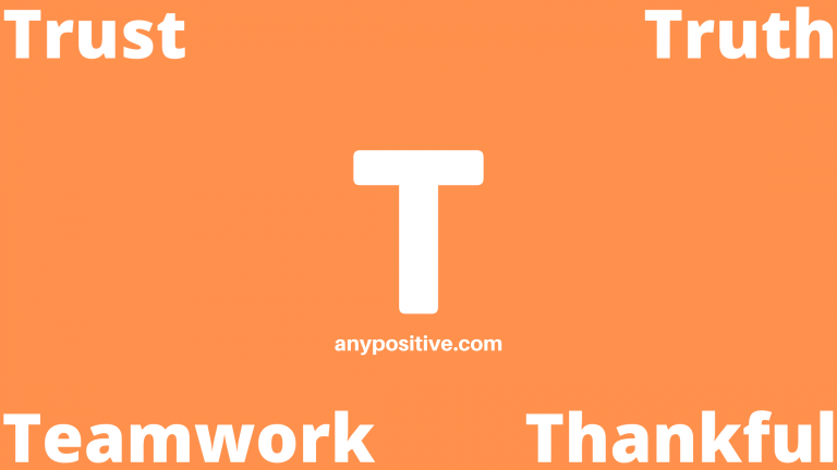 List of Positive Words That Start With T